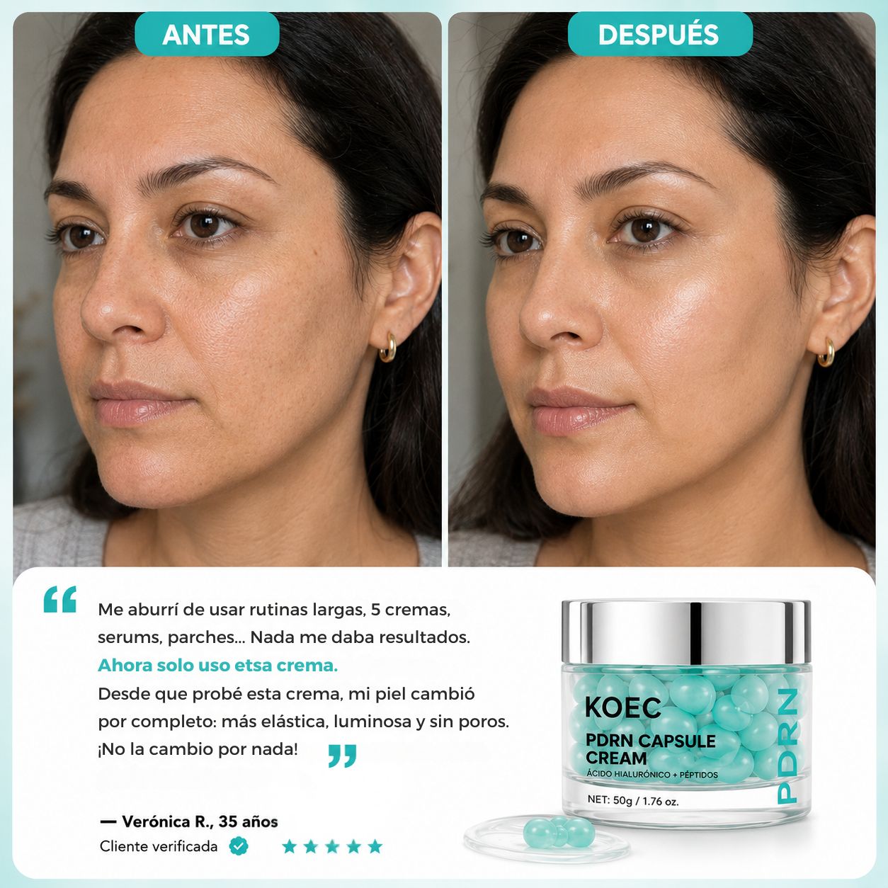 KOEC PDRN | Cápsulas de Juventud para una Piel efecto Glow